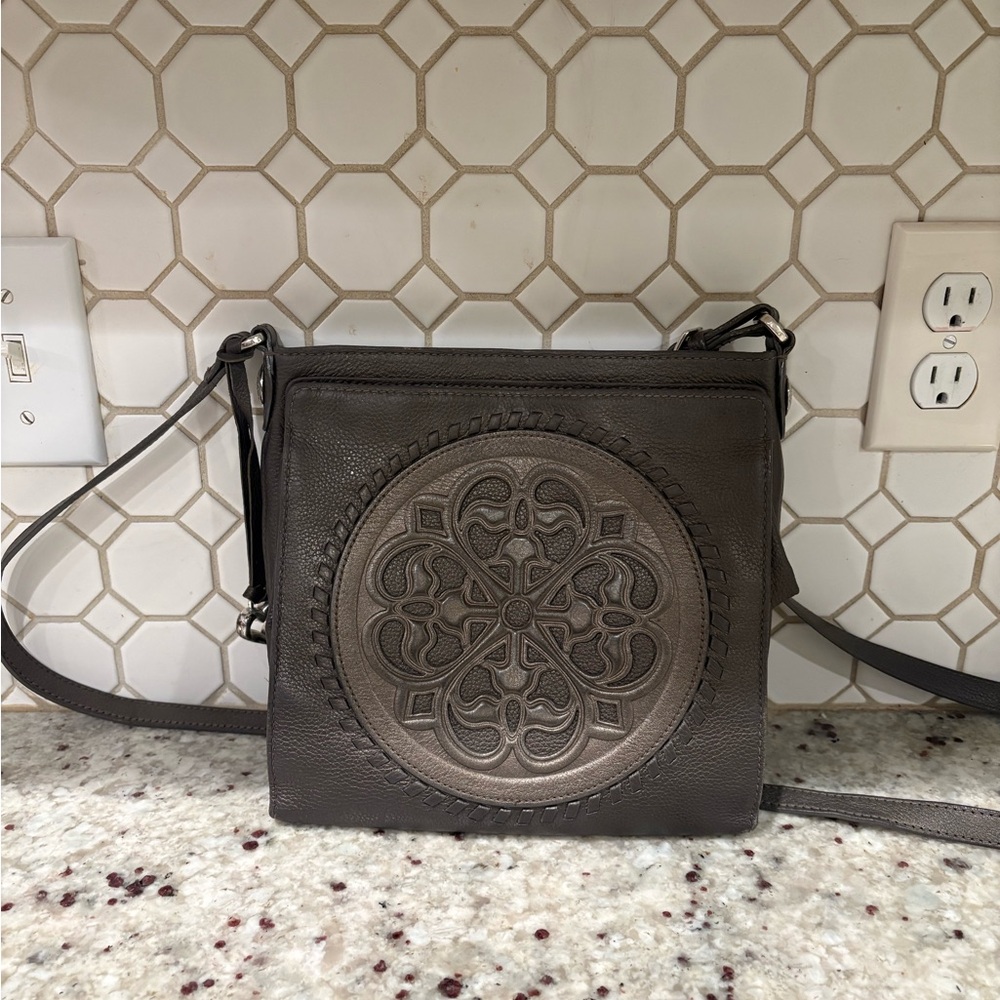 Brighton Dark Gray Crossbody Bag
